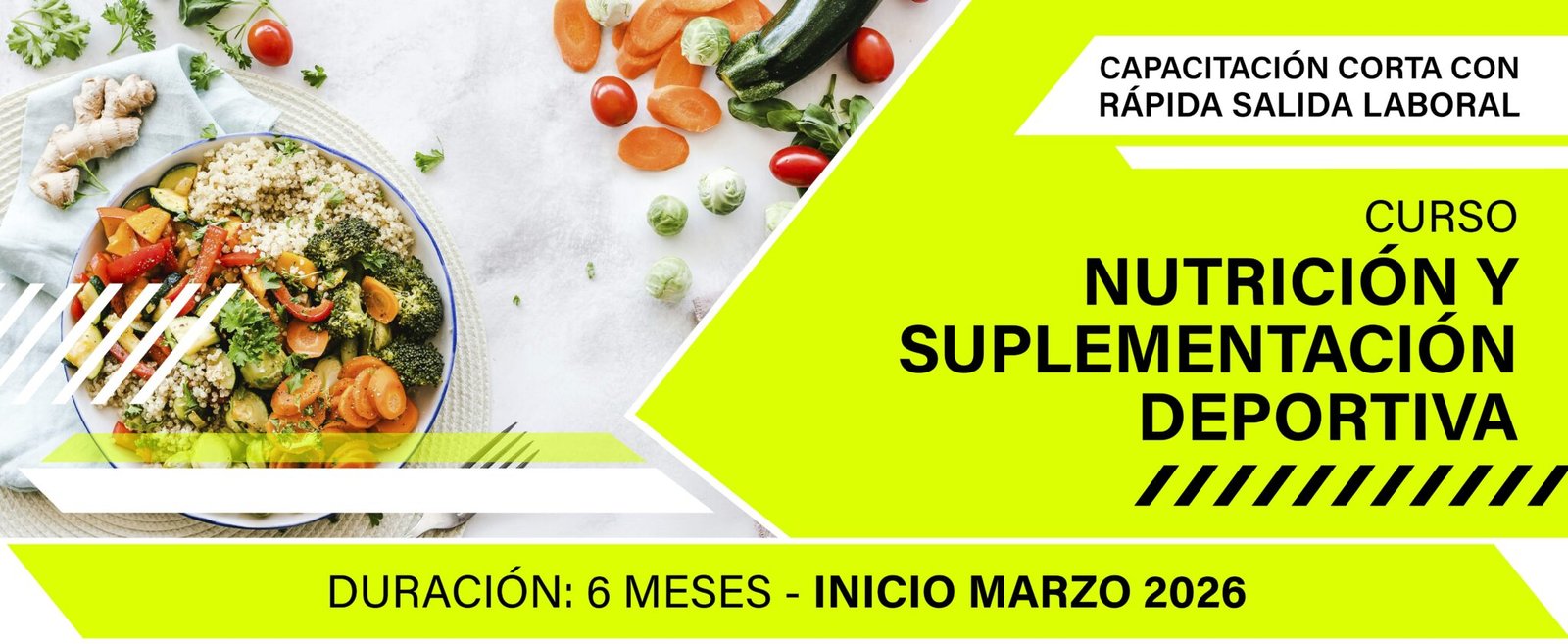 Curso nutrición y suplementación deportiva