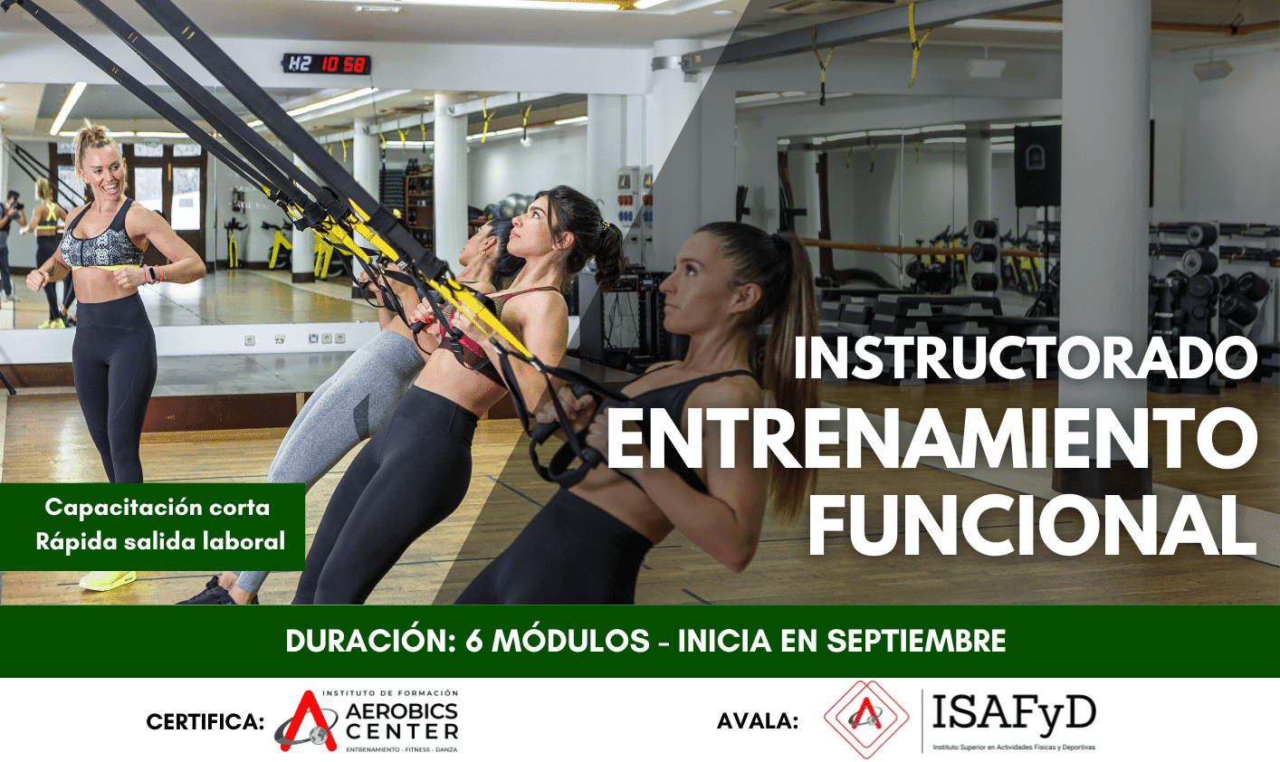 Instructorado en Entrenamiento Funcional